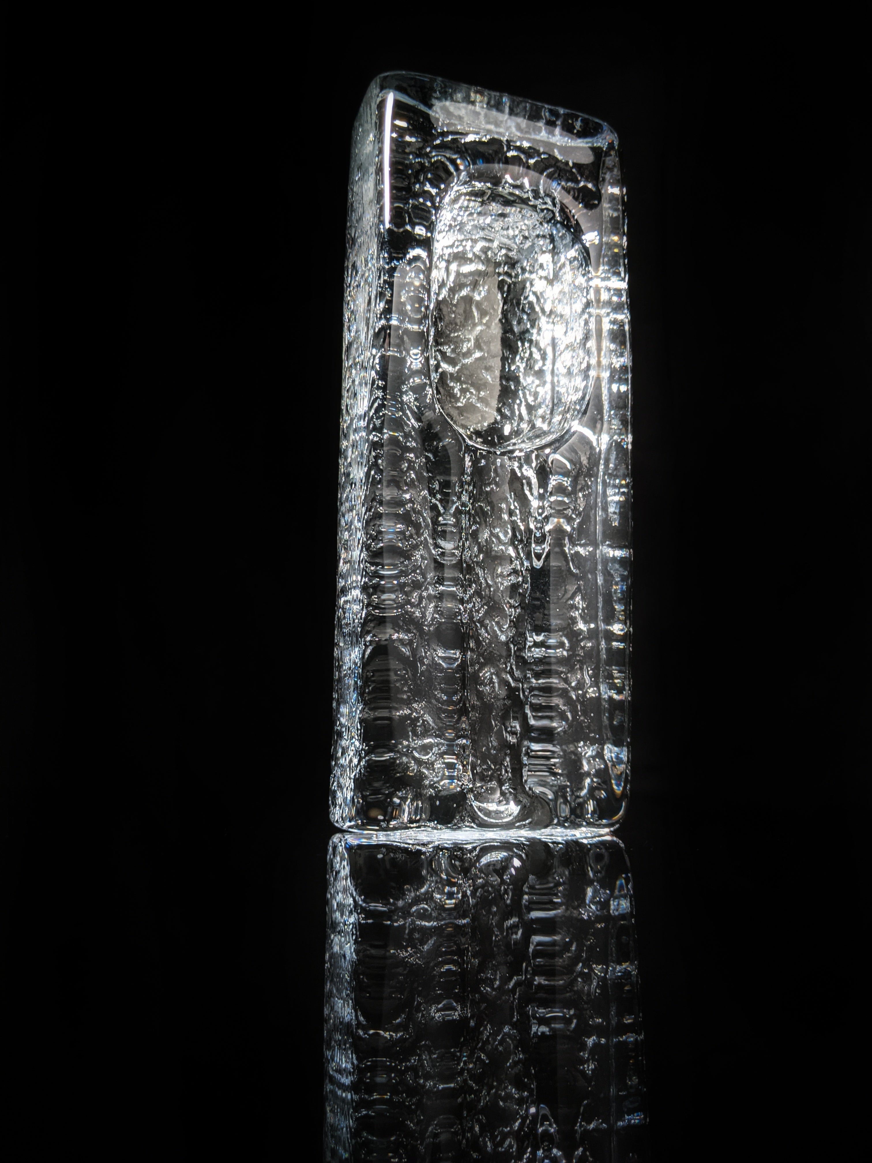 Heavy Glass Cigar Ashtray