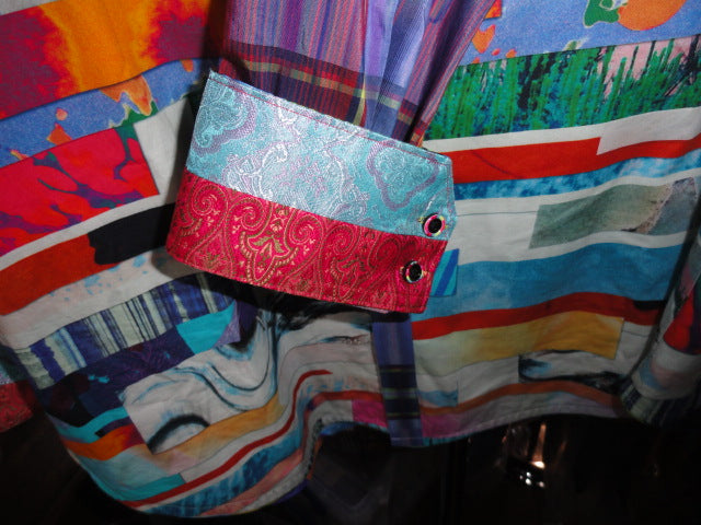 Robert Graham Breaking Lands Limited Edition Long Sleeve Shirt Size Medium