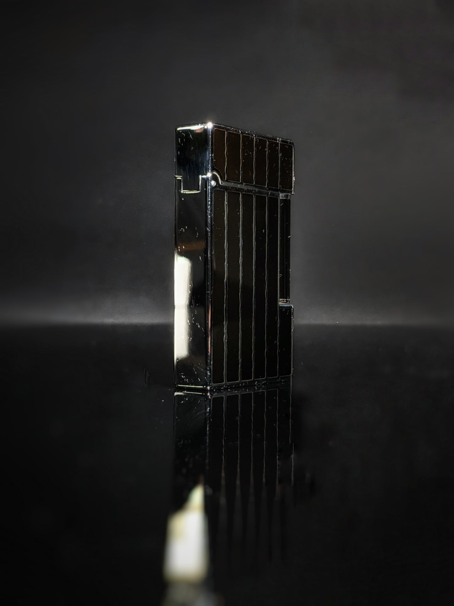 ST Dupont Black Lacquer & Palladium L2  Lighter