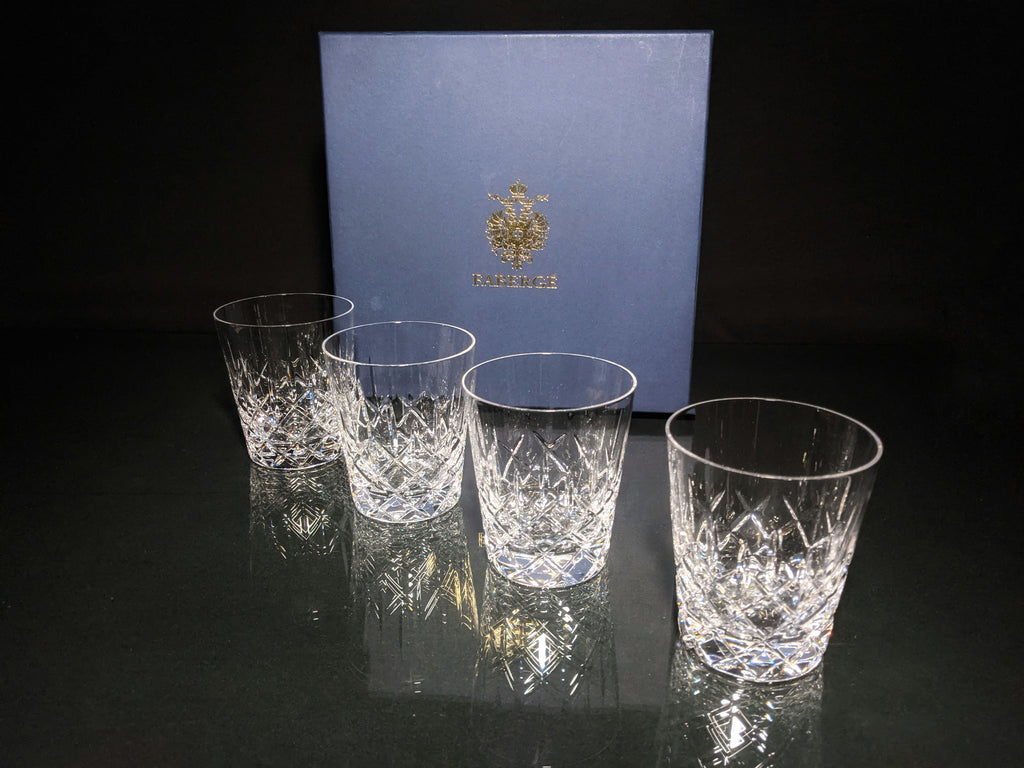 Faberge Crystal Old Fashion Glasses