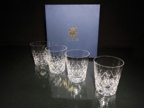 Faberge Crystal Old Fashion Glasses