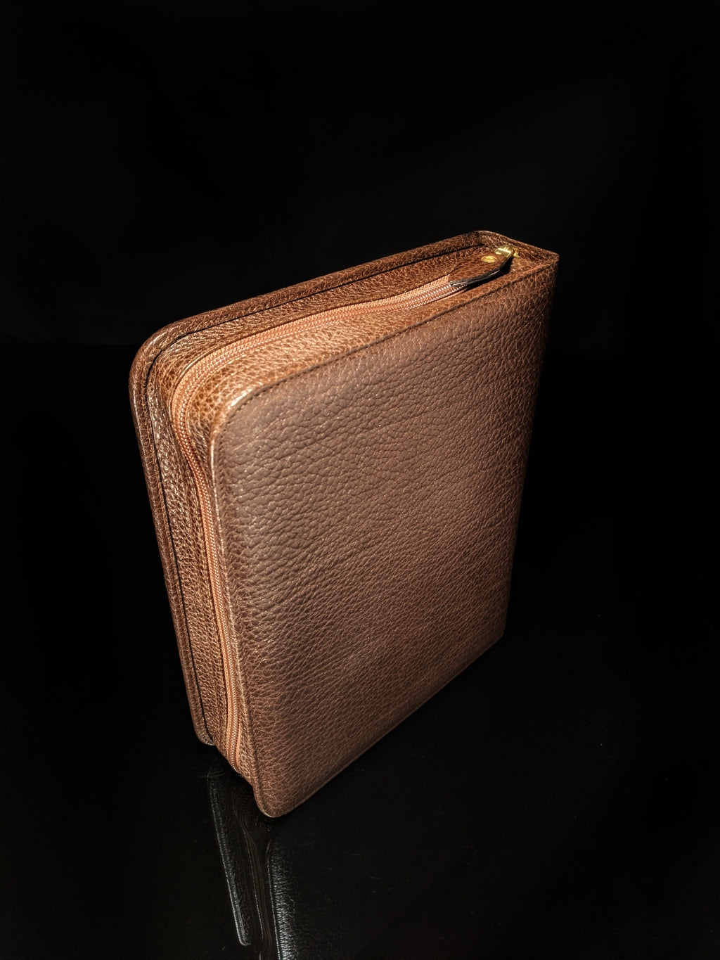 pheasant by R.D.Gomez made in Spain Brown  Leather   Case