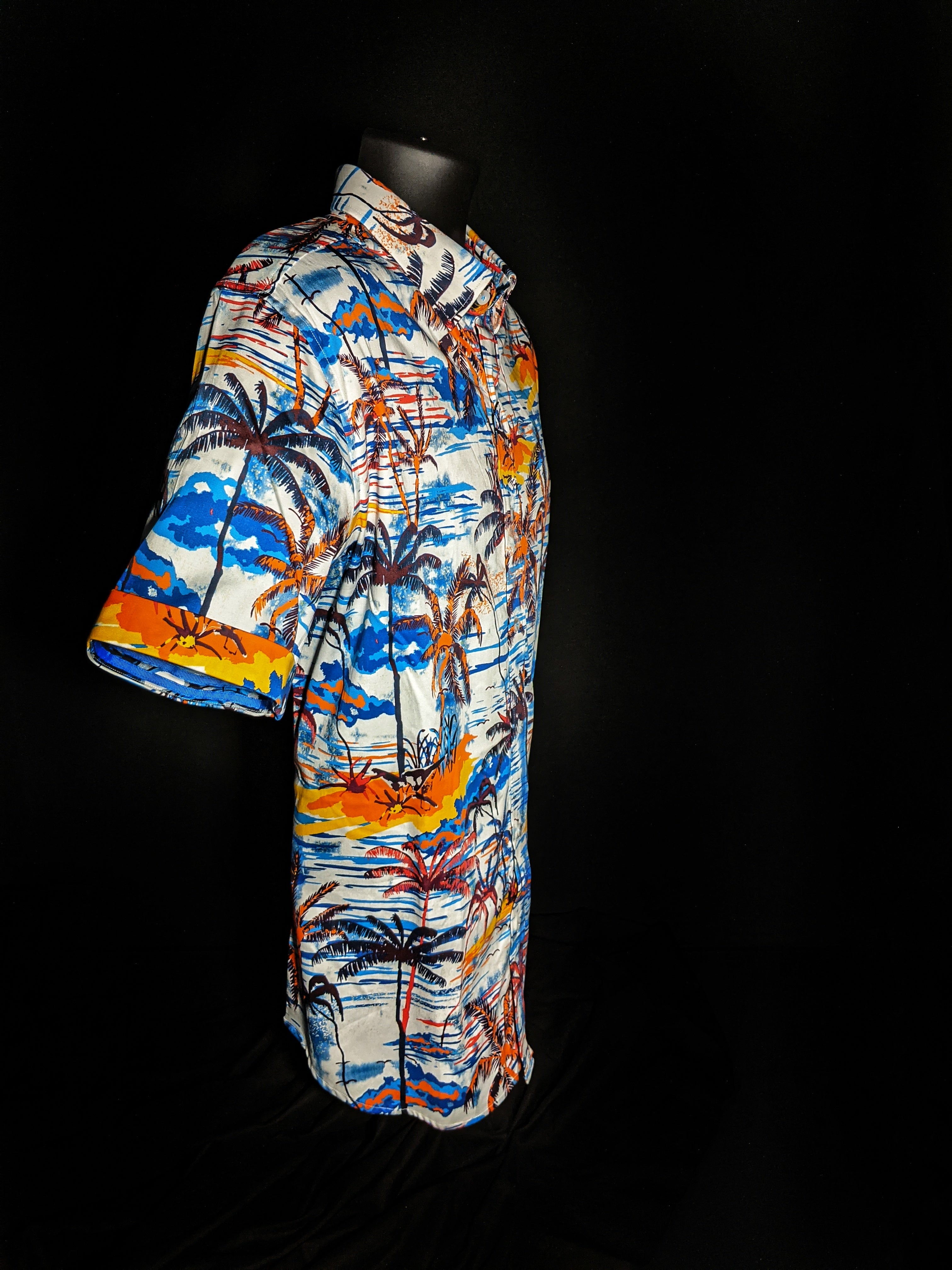 Robert Graham Paradise Park  Short Sleeve Shirt X-Large Size
