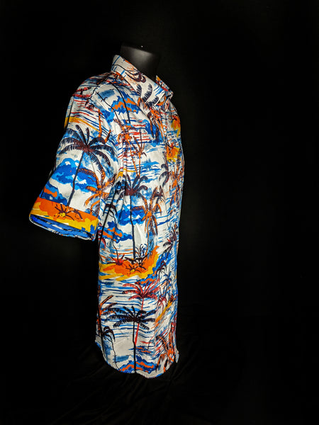 Robert Graham Paradise Park  Short Sleeve Shirt X-Large Size