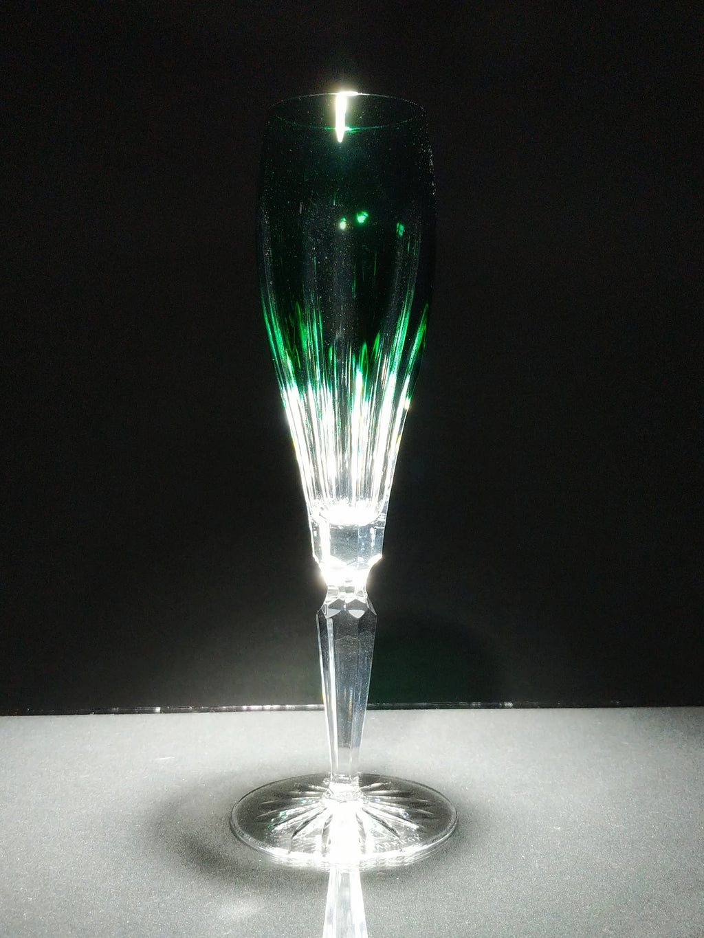 Faberge Lausanne Crystal Colored Flutes