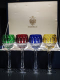 Fabergé Xenia Imperial Cased Cut to Clear Crystal Goblets — Signed