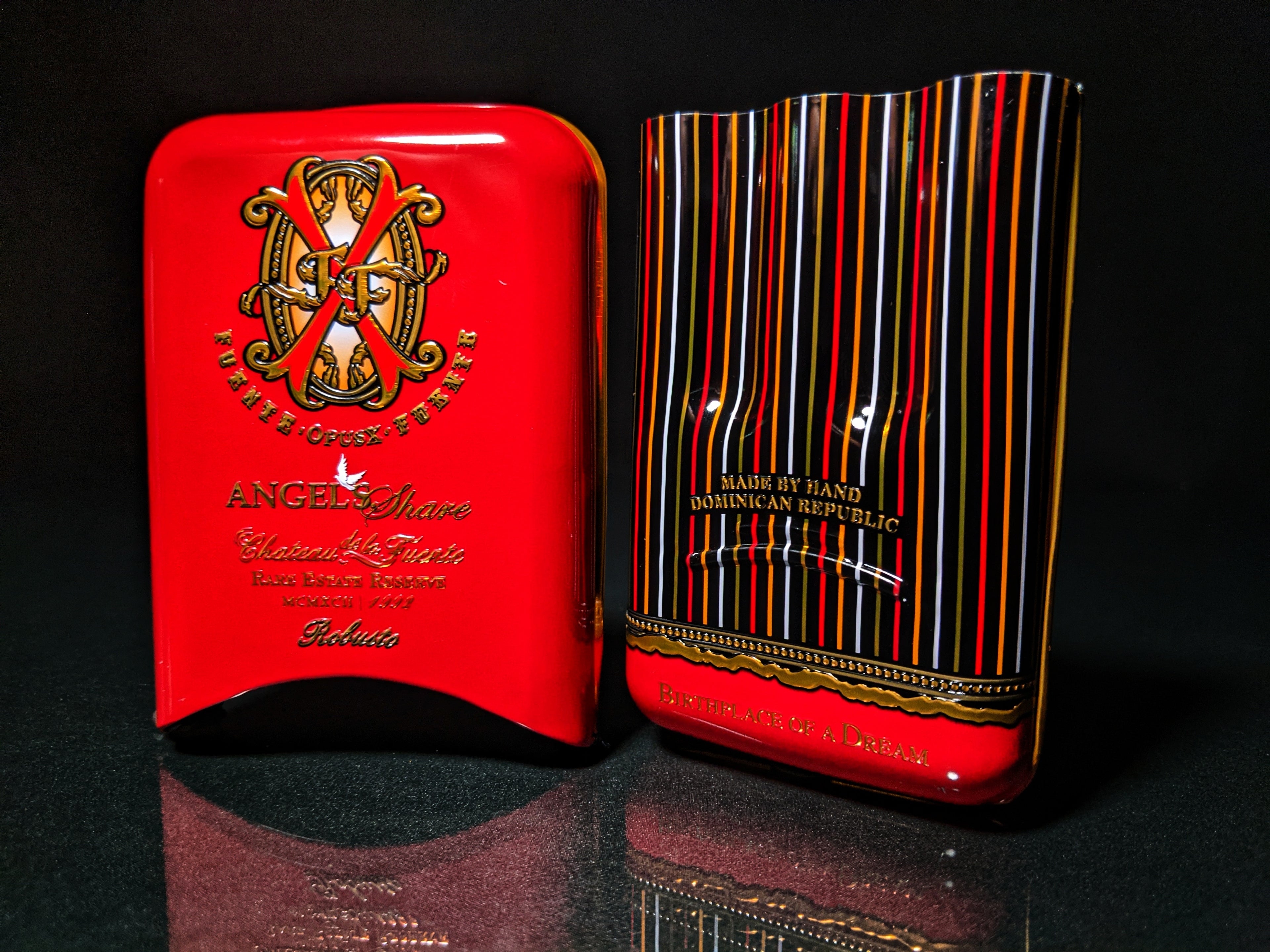 Angel Share Fuente Opus X Robusto Metal Empty Case