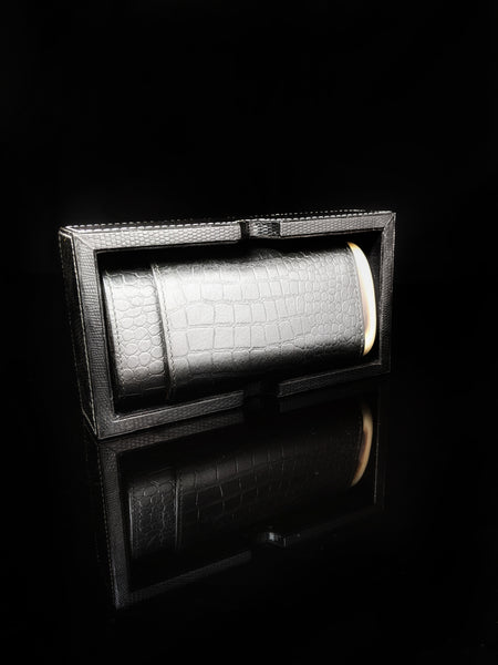 Andre Garcia leather cigar case and valet box