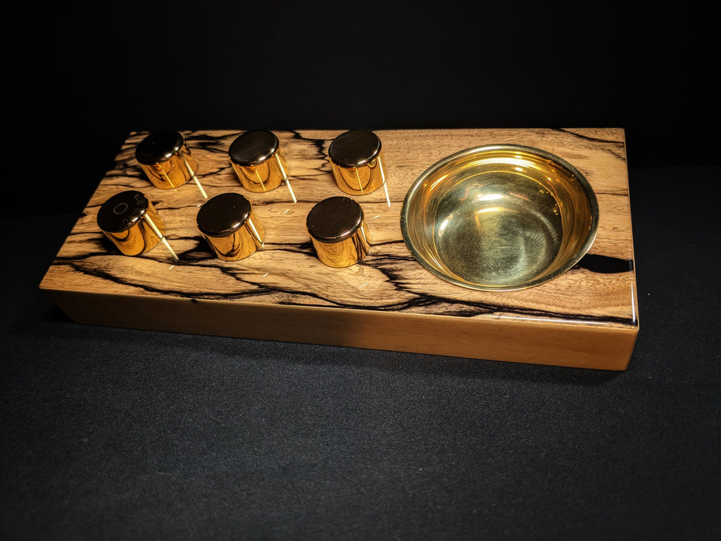 Elie Bleu Royal Ebony Wood Egoist Ashtray