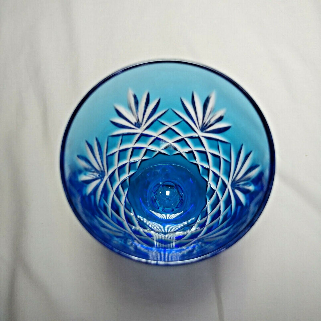 Faberge Odessa Sky Blue Crystal Glass