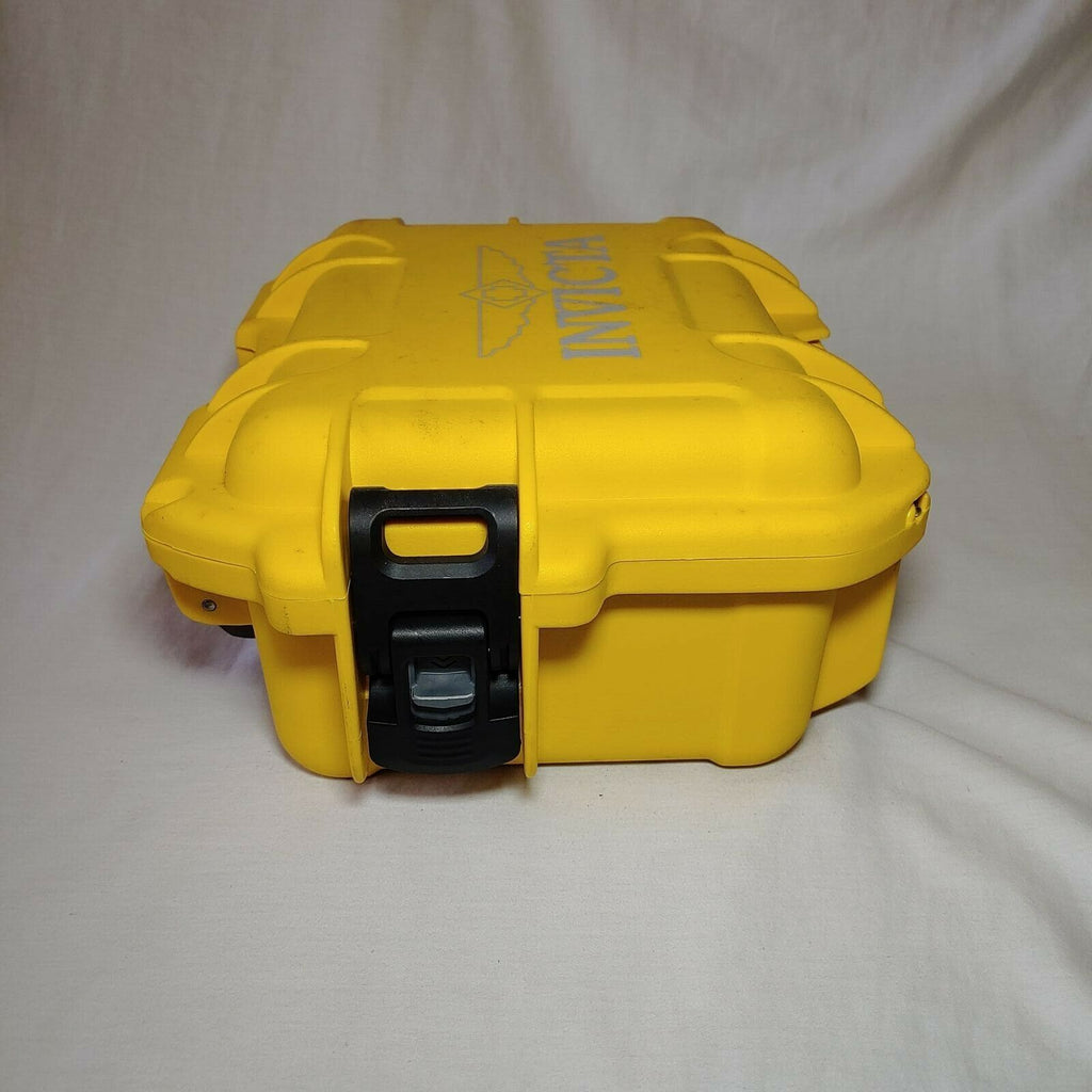 Invicta IG0097-SM1S-Y 3 Slot Yellow Plastic Watch Box Case