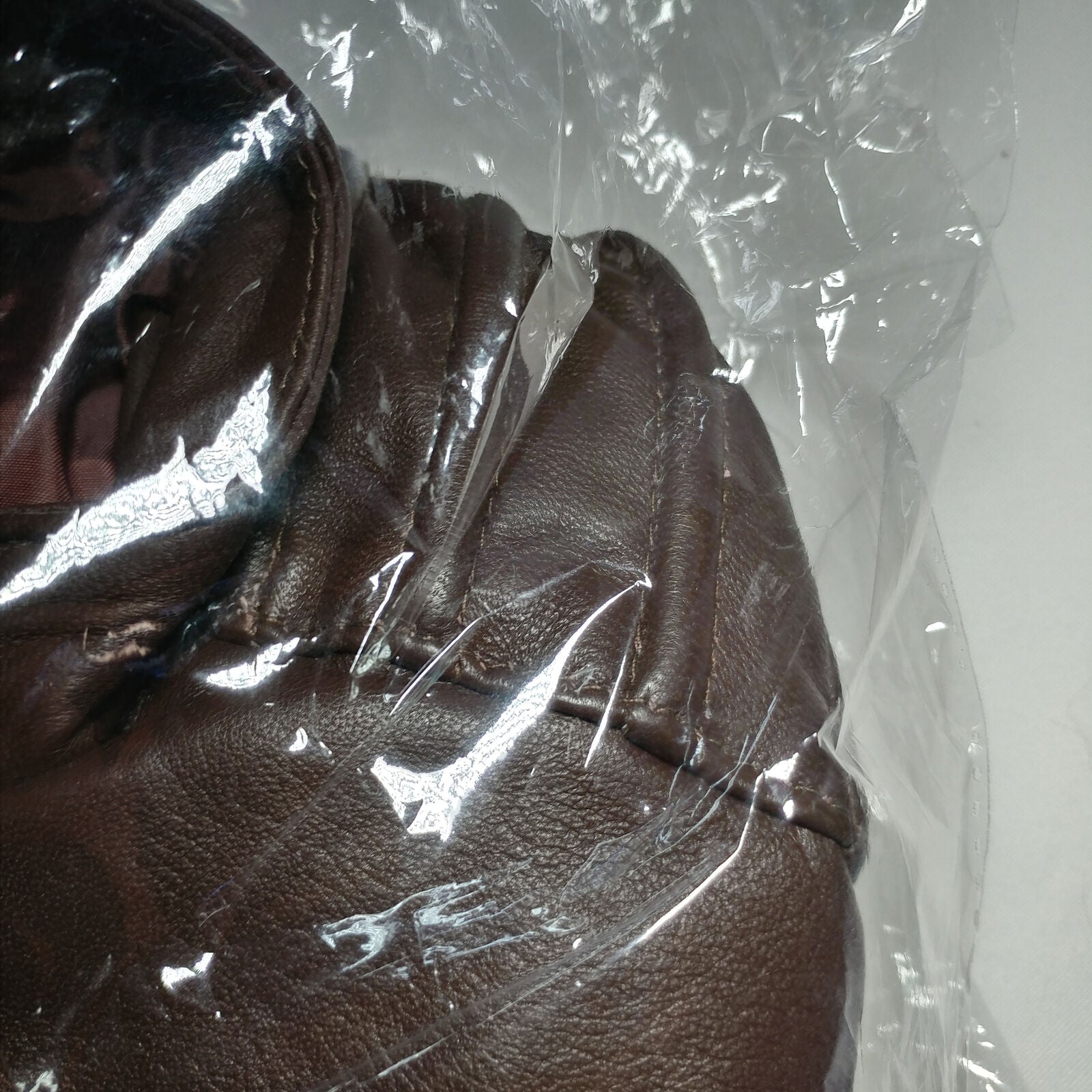Decimal | Men's Brown Leather Jacket | Size: Large | Style:U60-L | NEW