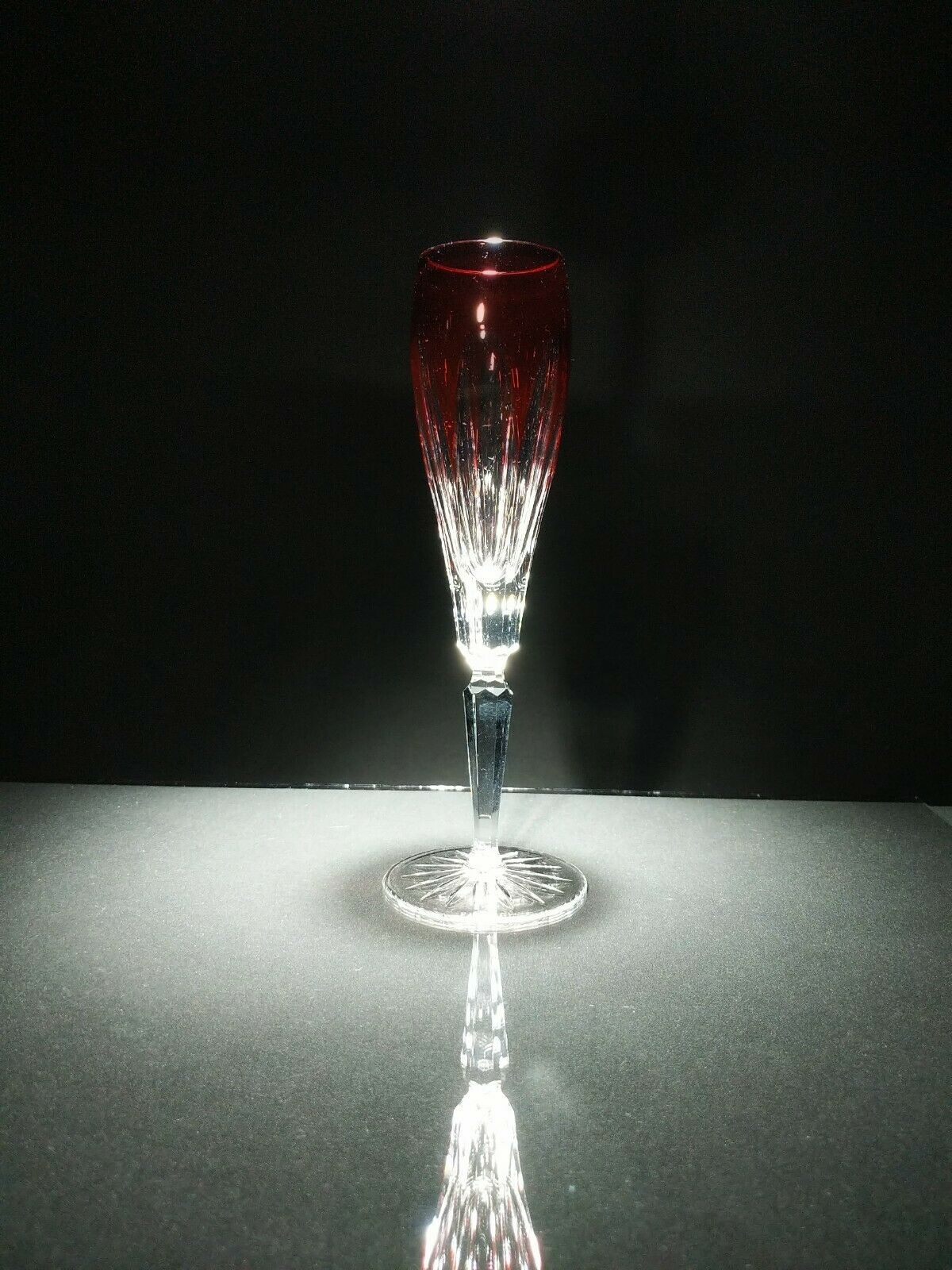 Faberge Colored Crystal Flutes without the original presentation case.
