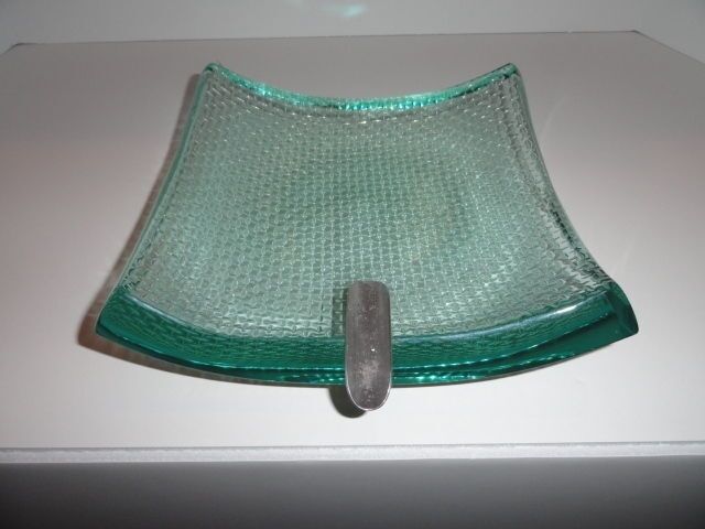 Stephen Schlanser Studio Art Glass Ashtray
