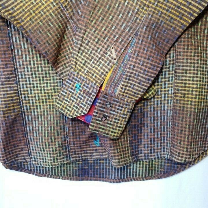 Robert Graham - Colorful Long Sleeve - Men's Medium Button Down Classic Fit