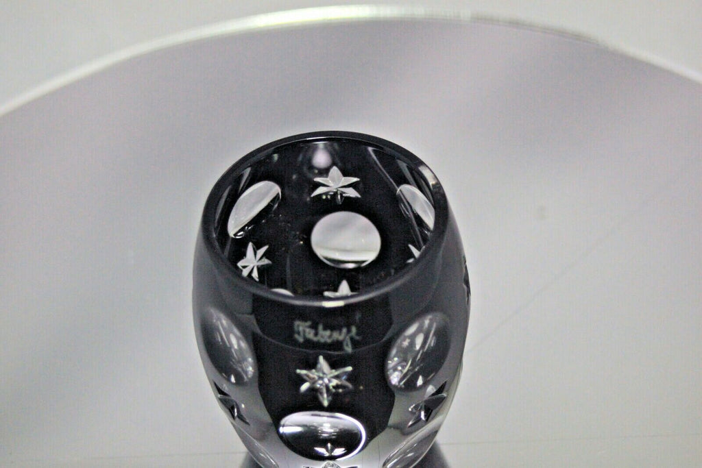 Faberge Galaxy Black Crystal Shot Glass