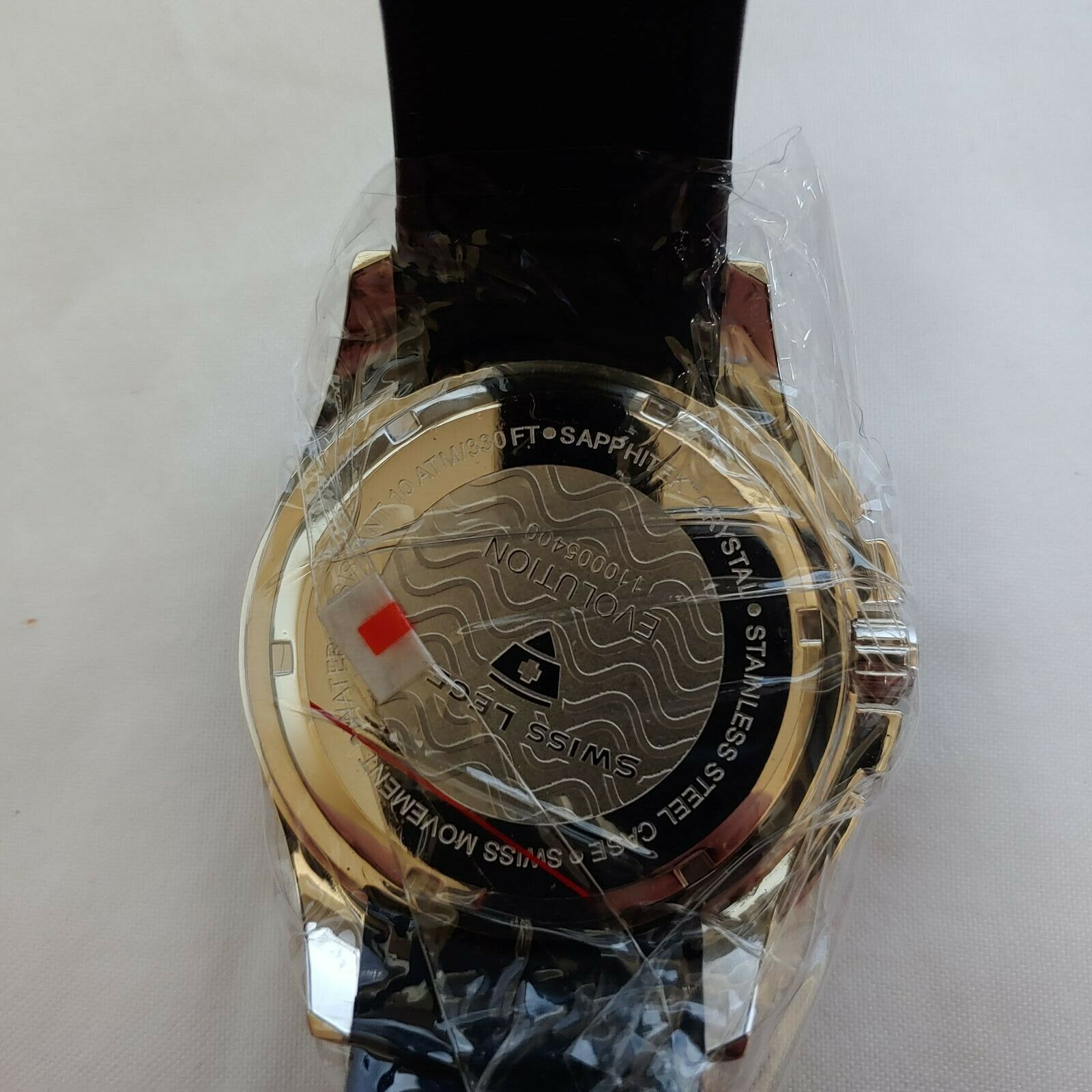 Swiss Legend Men's 'Evolution' Black Silicone Chronograph Watch | SL-10064-01SIL