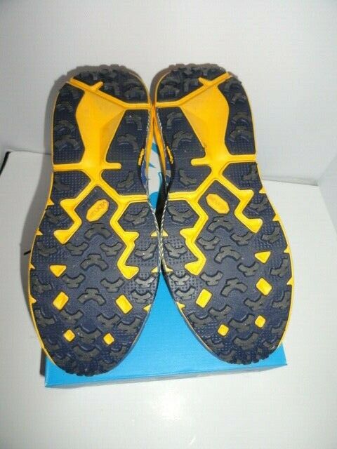 Hoka One Speedcoat 3 Blue & Gold size 13 M