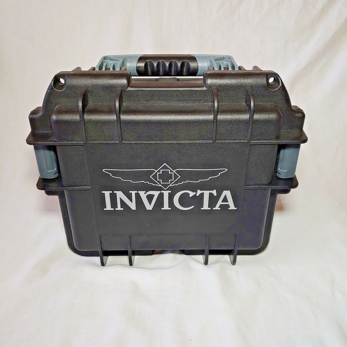Invicta IG0097-SMIS-B 3 slot Black Plastic Watch Box Case