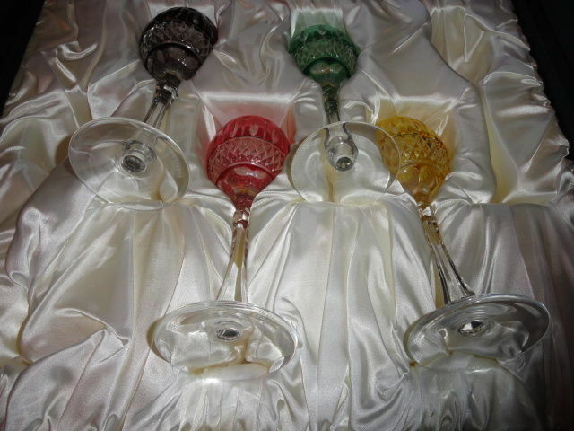 Faberge Xenia Goblet  Glasses set of 4