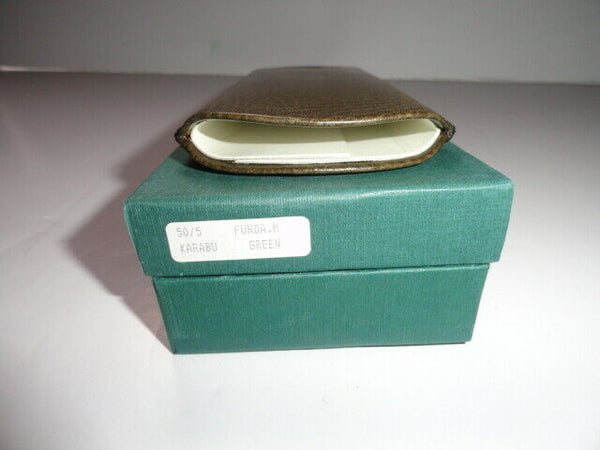 Pheasant Leather Eye Glass Case 3"wide