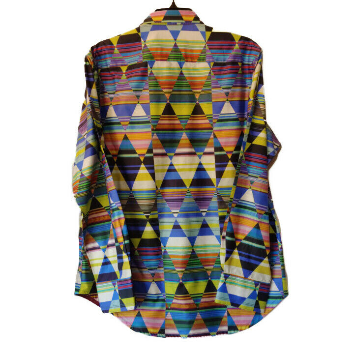 Robert Graham - Colorful Long Sleeve - Men's Medium Button Down Classic Fit
