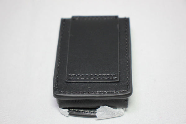 Elie Bleu Black Leather Case | Fits J-14 Covered Jet Lighters | EBPOUCH07