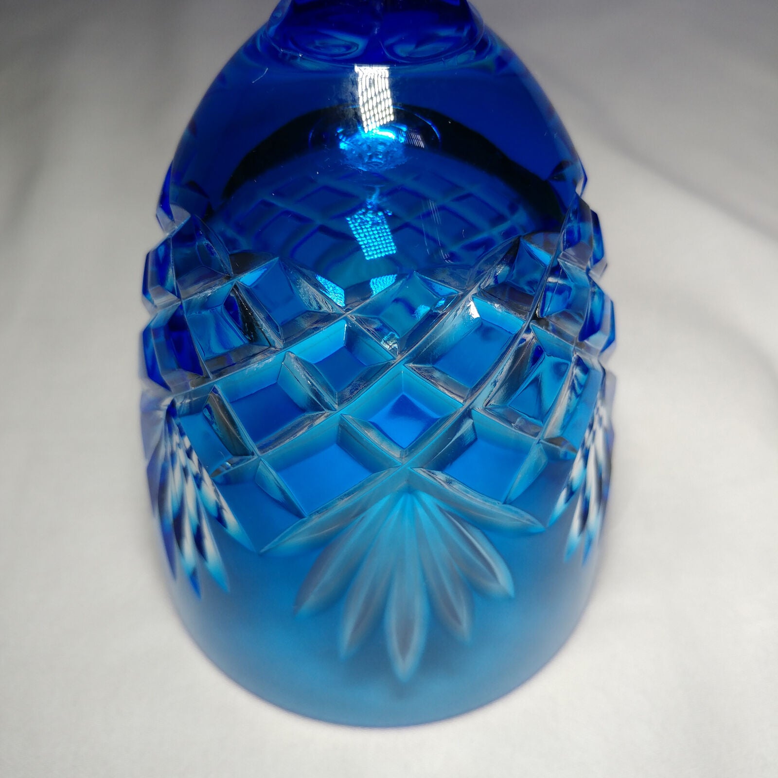 Faberge Odessa Sky Blue Crystal Glass