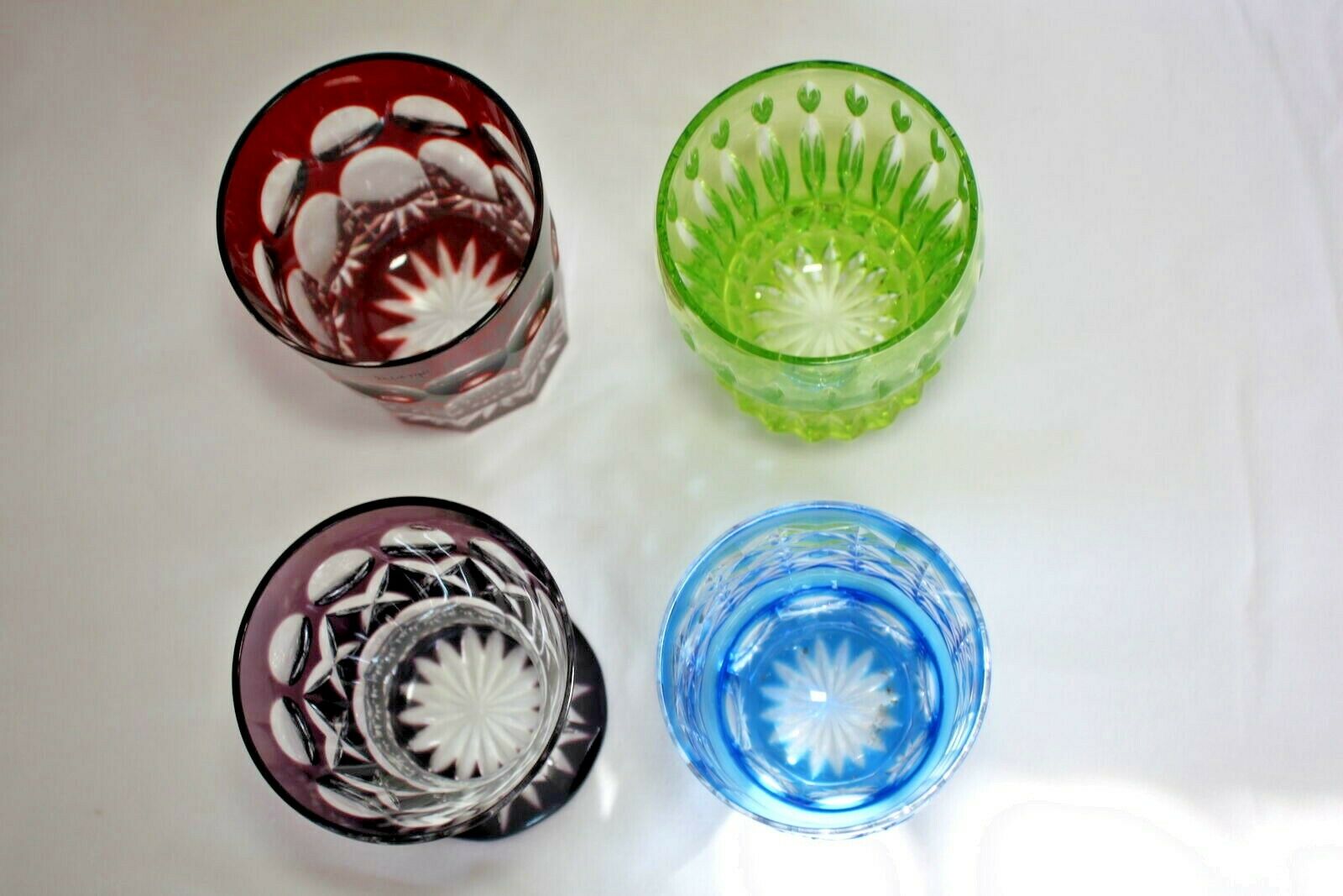 Faberge Na Zdorovya Glasses  set of 4 Edition II Measure 3 7'8 " H x 3 3/8 " W