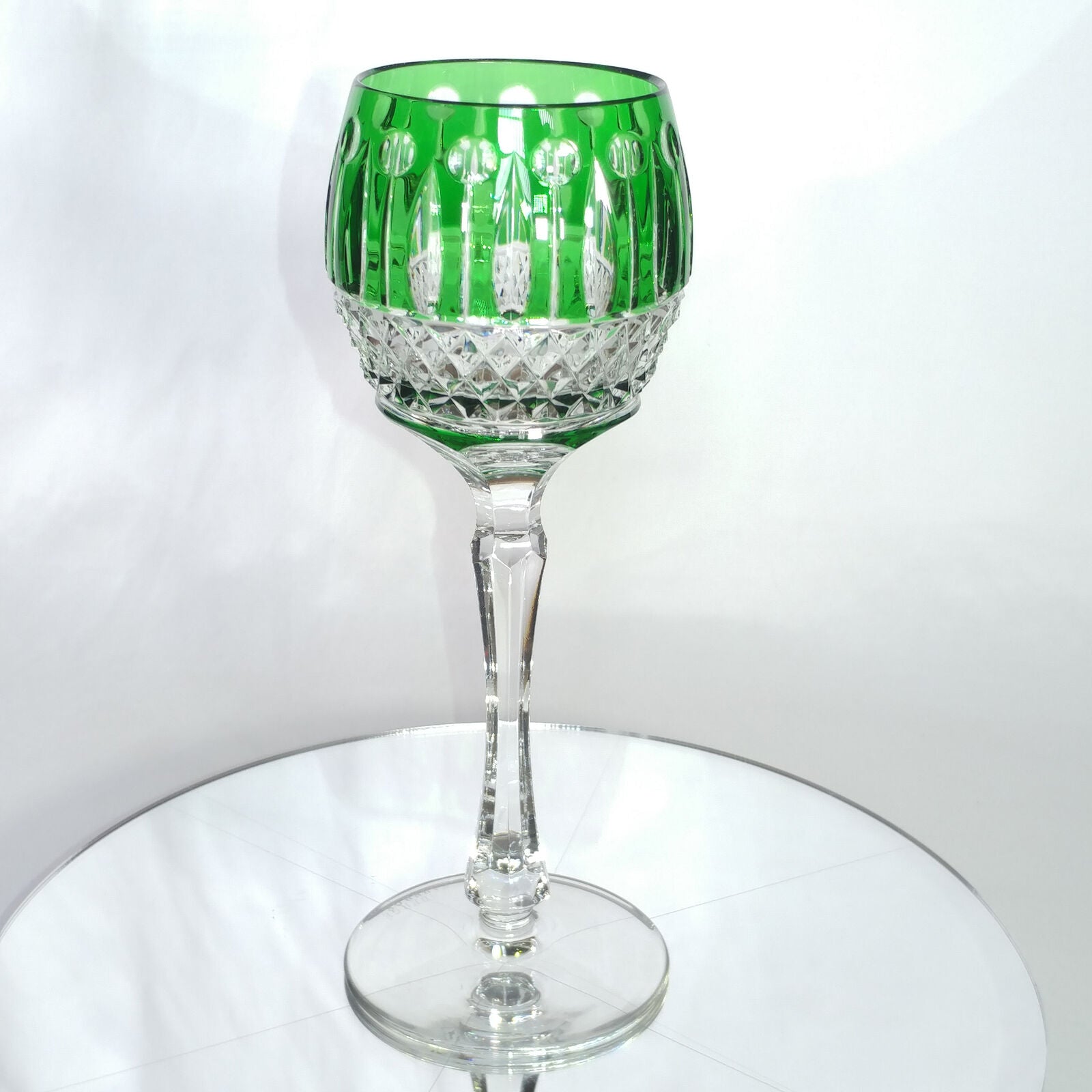 FABERGE XENIA IMPERIAL CASED CUT TO CLEAR CRYSTAL GOBLET SIGNED