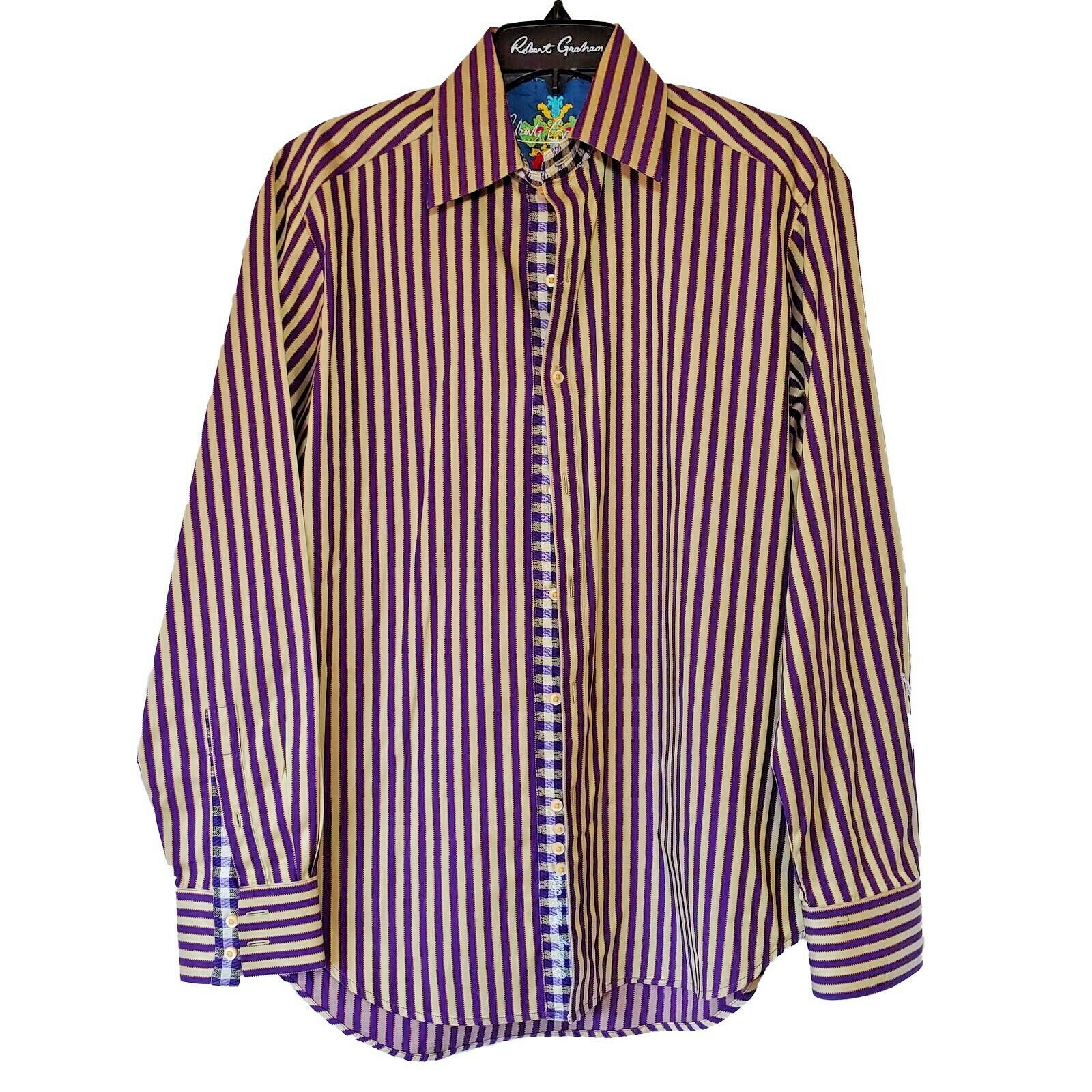 Robert Graham - Colorful Long Sleeve - Men's Medium Button Down Classic Fit