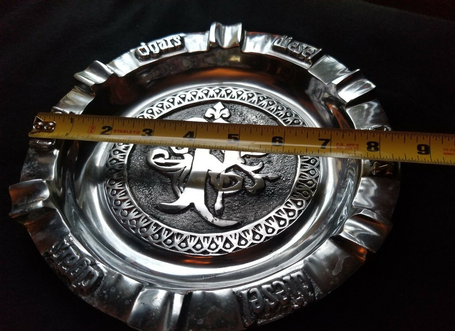 Diesel Pewter Round Ashtray