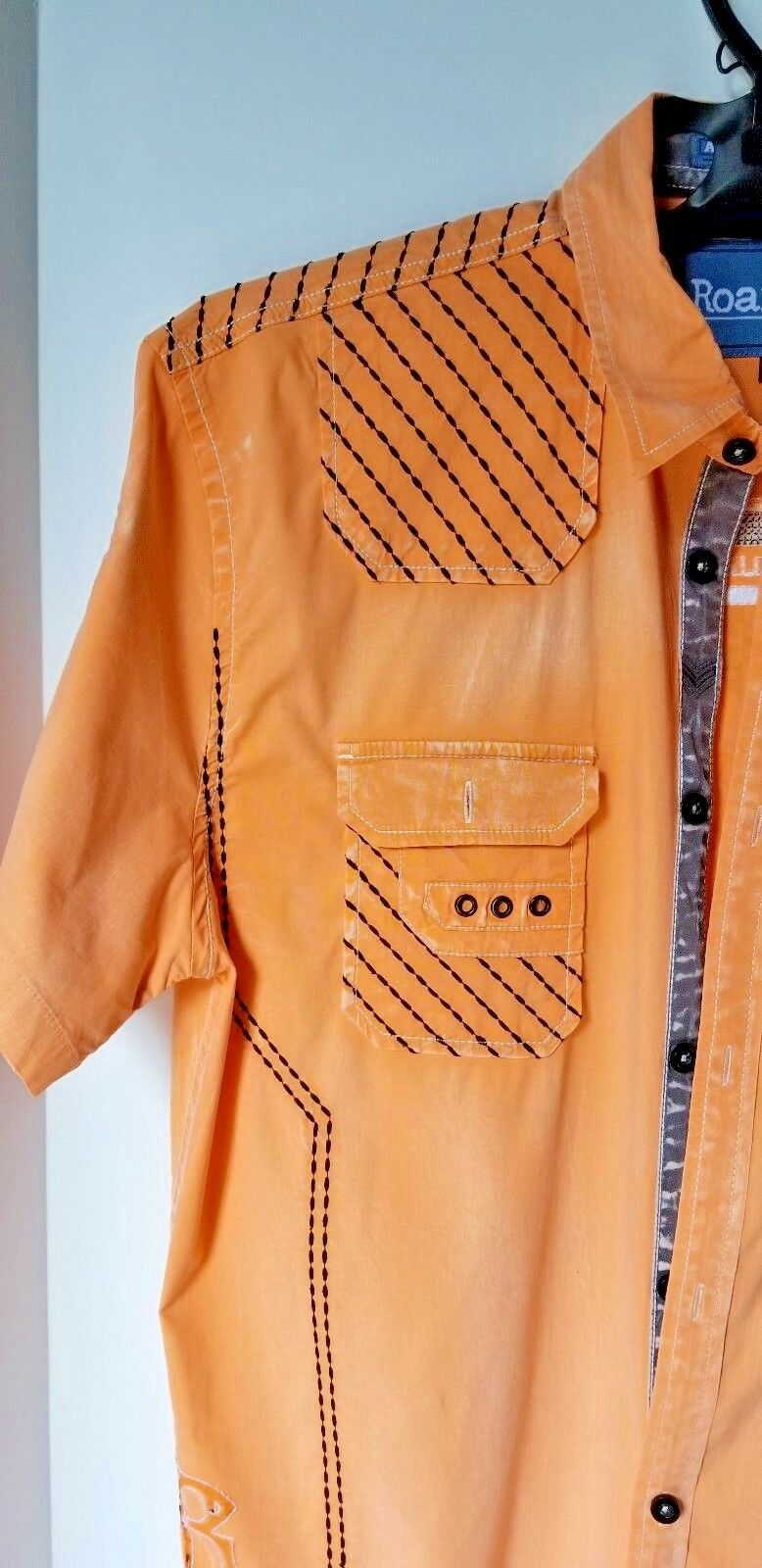 Roar Orange Short Sleeve Shirt sized Large