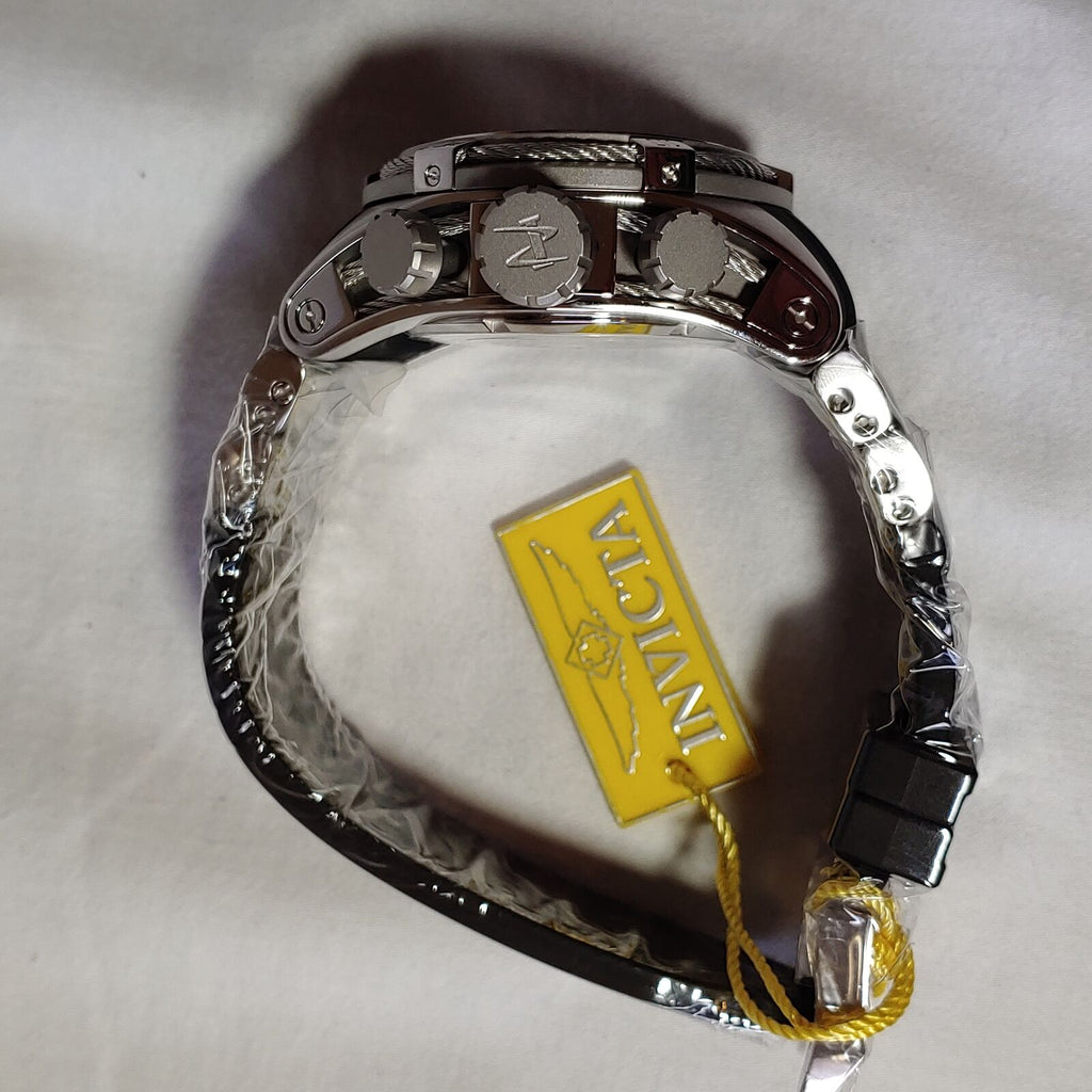 INVICTA BOLT ZEUS ZEUS MEN'S QUARTZ STAINLESS STEEL CASE, BLUE, SILVER DIAL