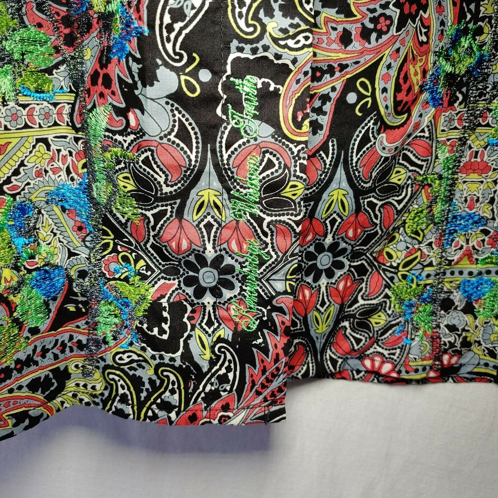 Robert Graham - Colorful Long Sleeve - Men's Medium Button Down Classic Fit