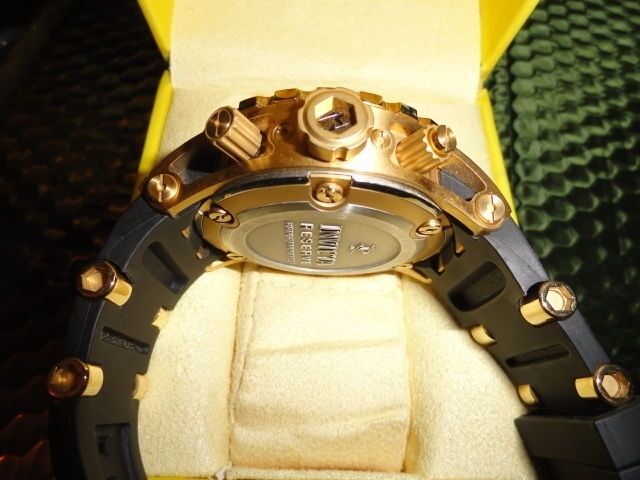 Invicta 6905 Reserve Subaqua Specialty Chronograph Gold Plated Swiss Watch