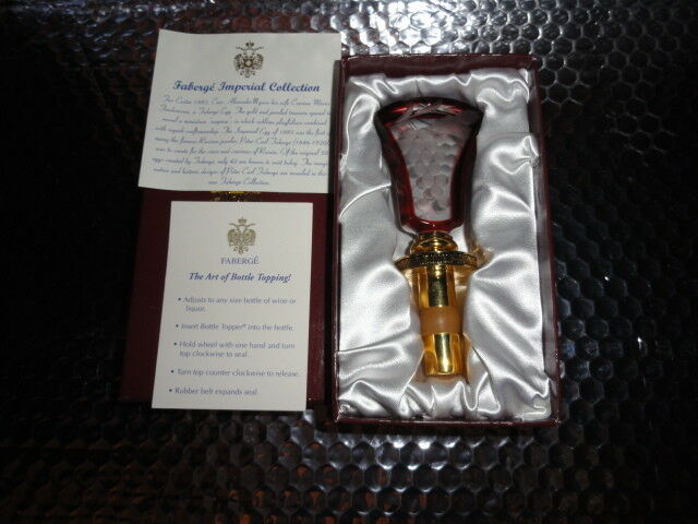 Fabergé Crystal Bottle Stopper