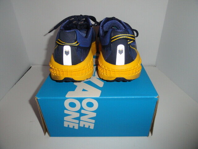 Hoka One Speedcoat 3 Blue & Gold size 13 M