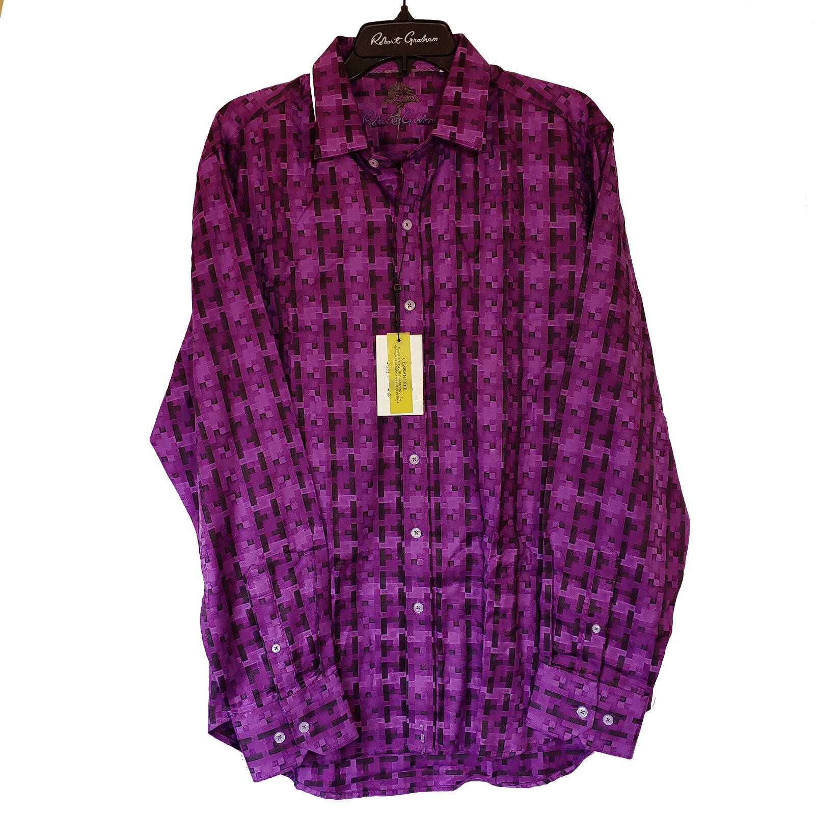 Robert Graham - Colorful Long Sleeve - Men's Medium Button Down Classic Fit