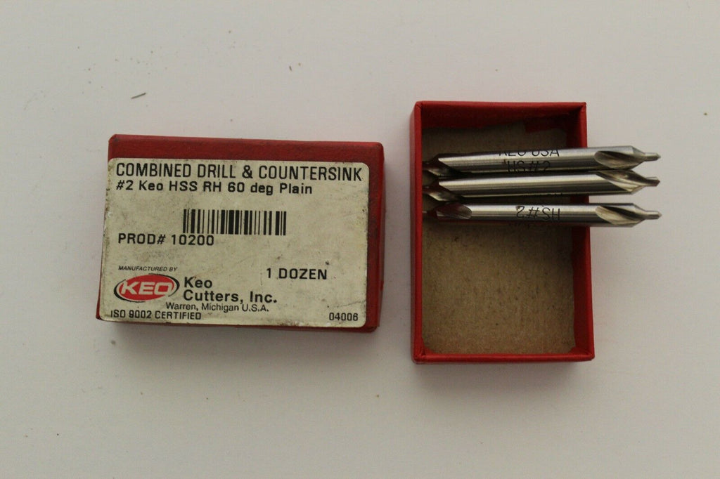Keo Cutters Inc. Combined Drill and Countersink #2