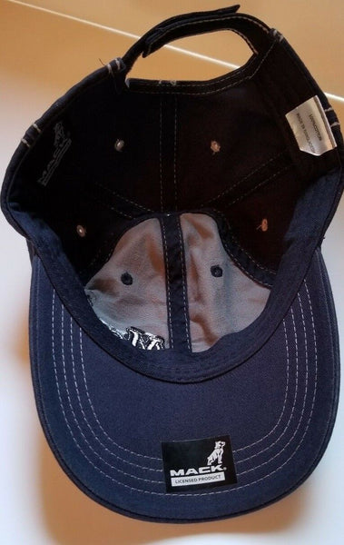 Mack Trucks Blue Denim  Embroidered Baseball Cap
