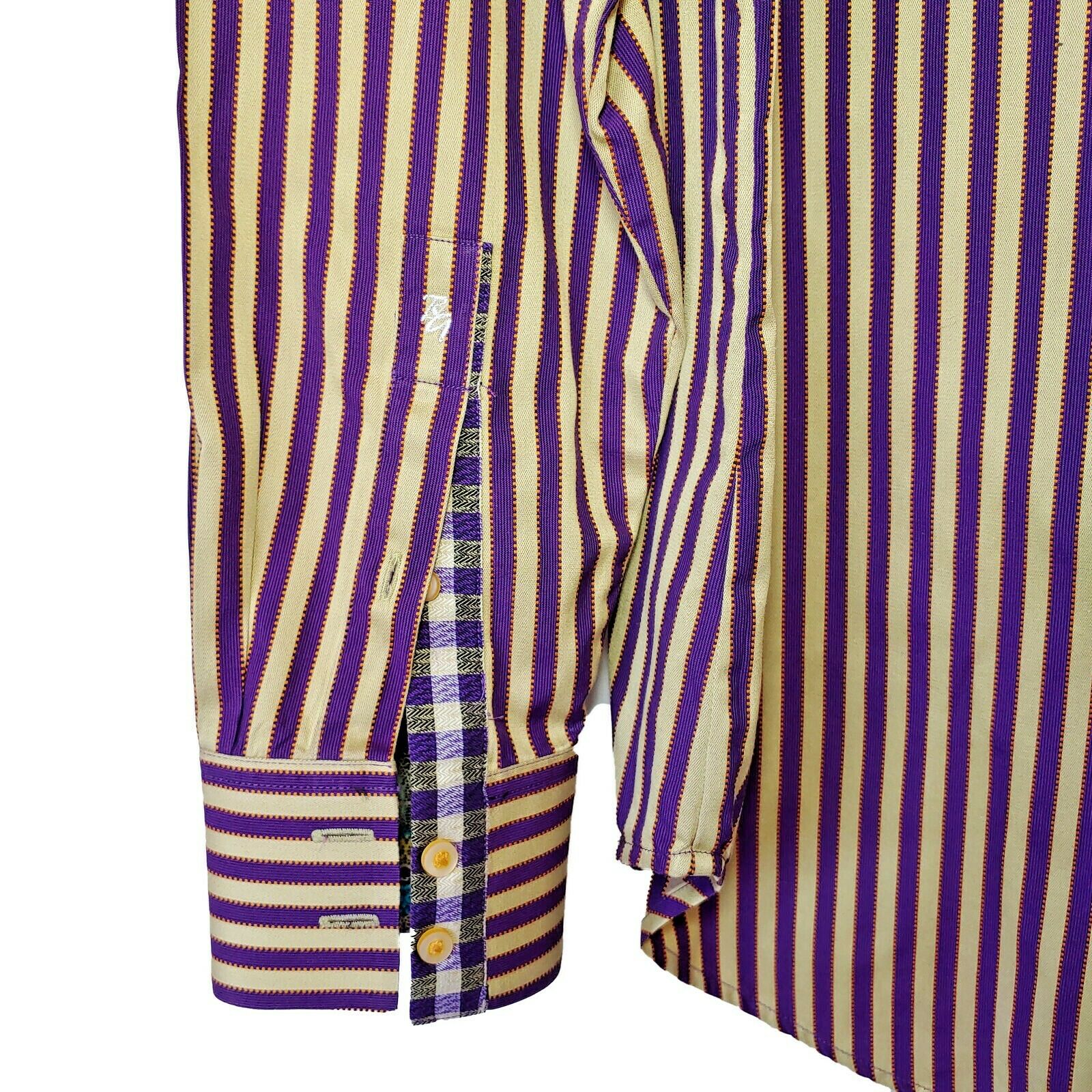 Robert Graham - Colorful Long Sleeve - Men's Medium Button Down Classic Fit
