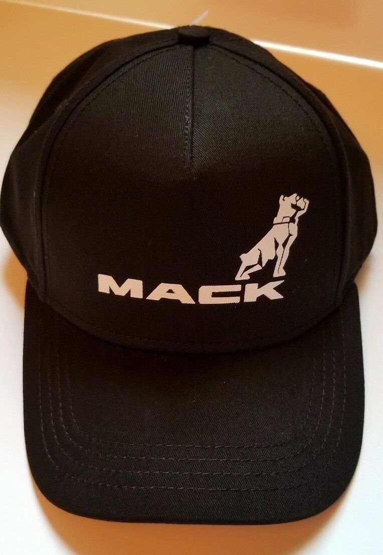 Mack Trucks Black Canvas  Baseball Cap