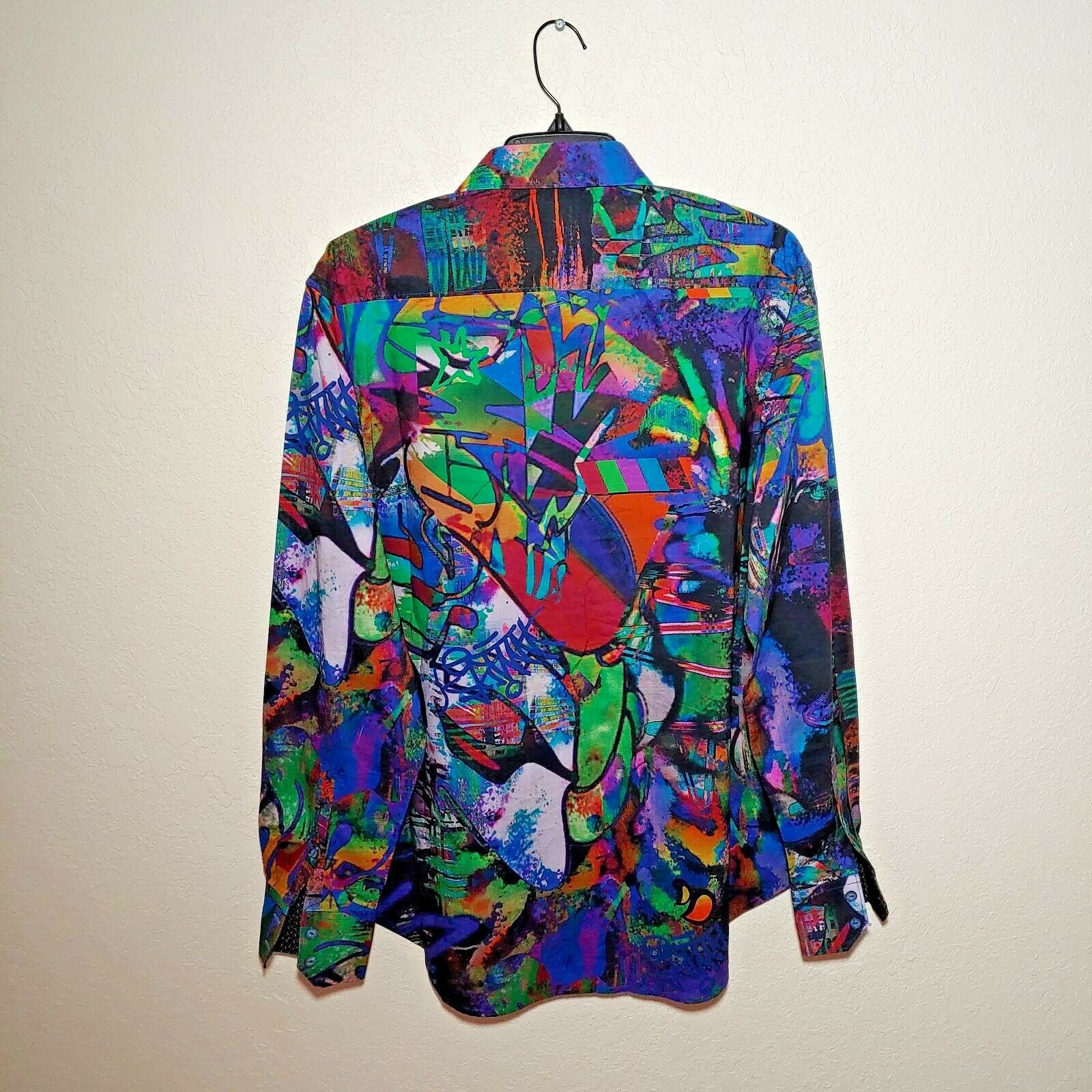 Robert Graham - Colorful Long Sleeve - Men's Medium Button Down Classic Fit