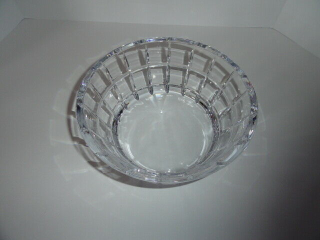 Faberge Metropolitan Clear Crystal Bowl 9" diameter