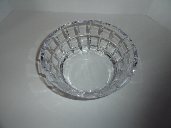 Faberge Metropolitan Clear Crystal Bowl 9" diameter