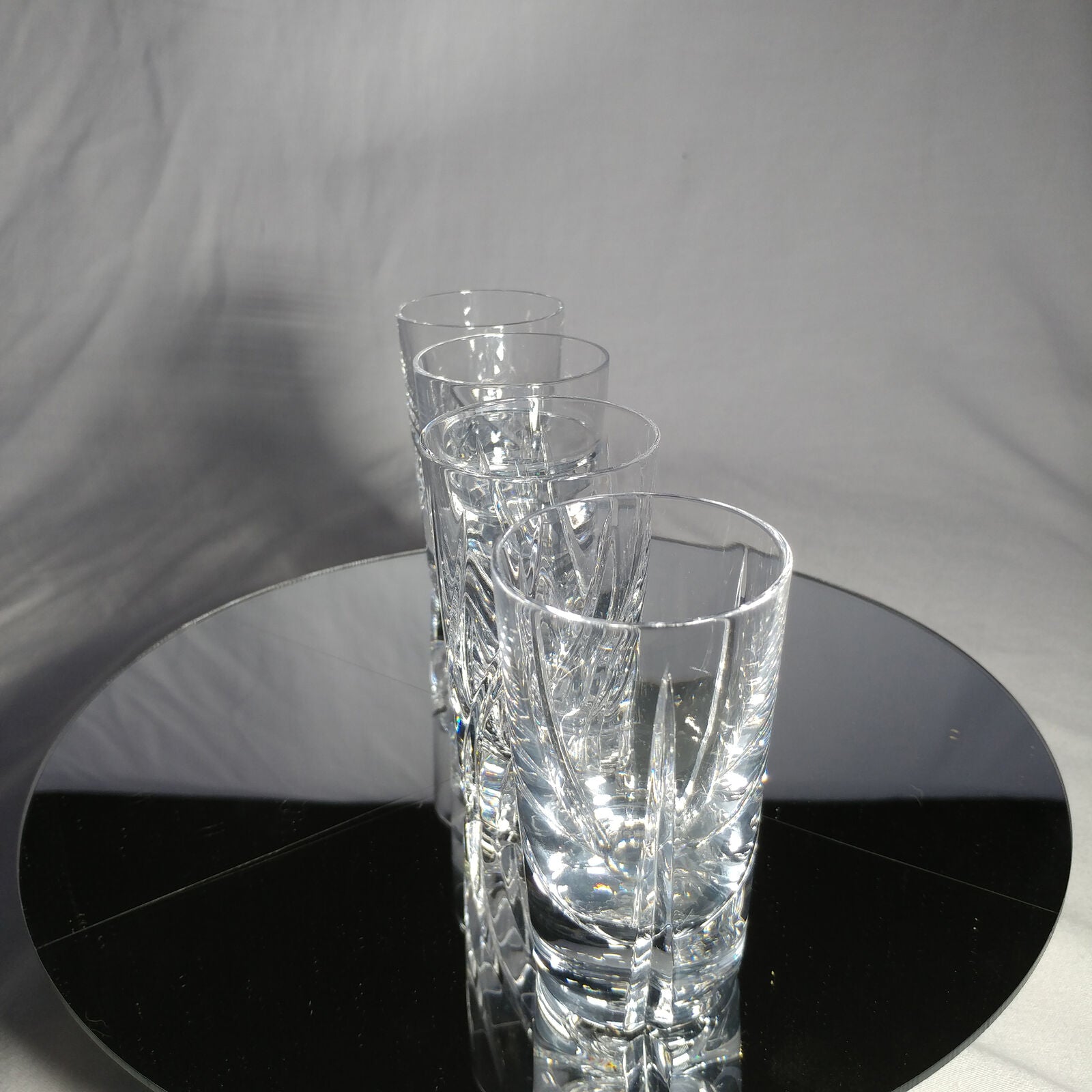 Faberge Clear Crystal Shot Glasses