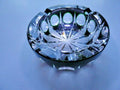 Saint-Louis Crystal Ashtray Emerald Green 6" diameter
