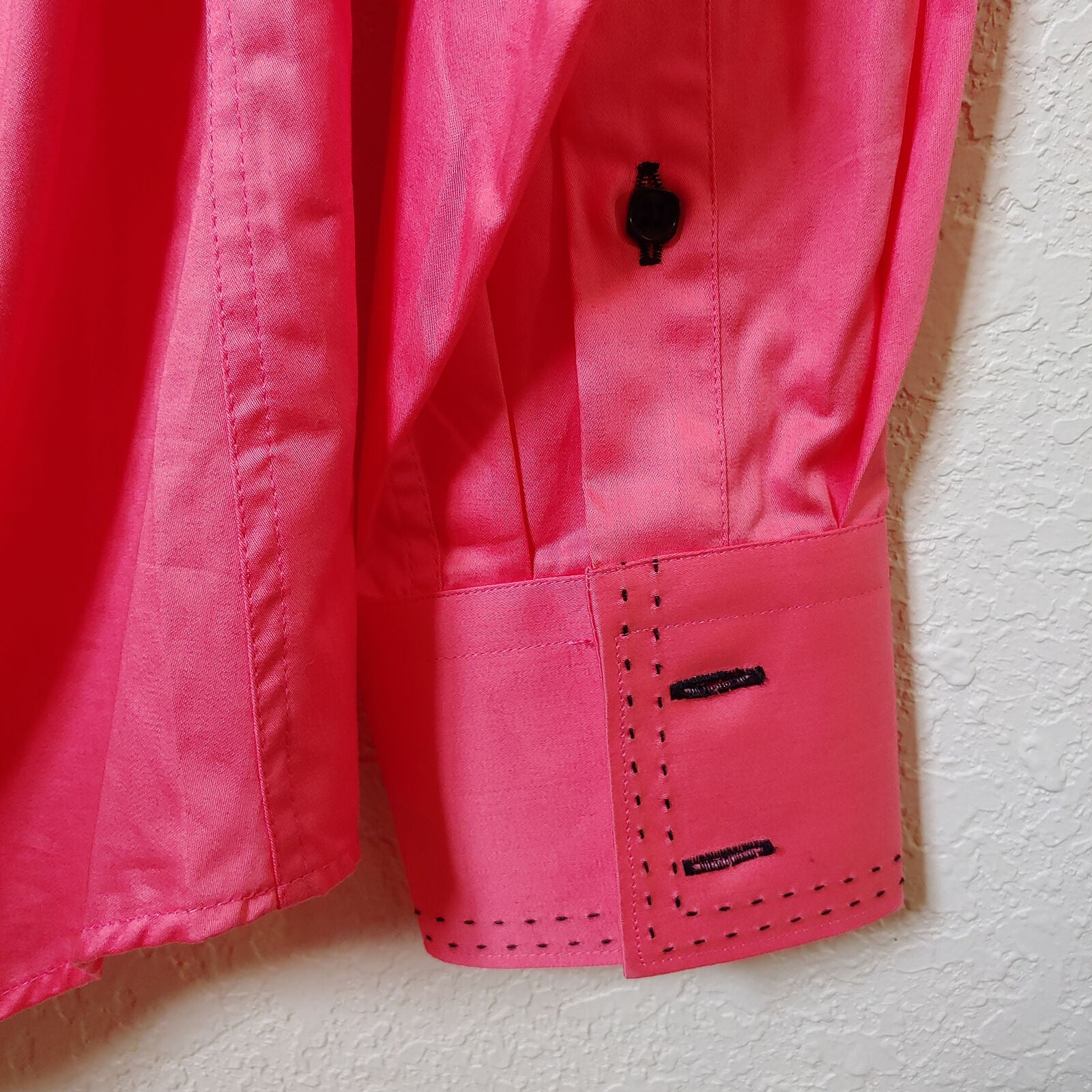Debonair | Men's Pink Longsleeve Buttondown Casual Shirt | Sz. 3