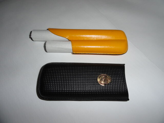 Black & Gold Leather Case